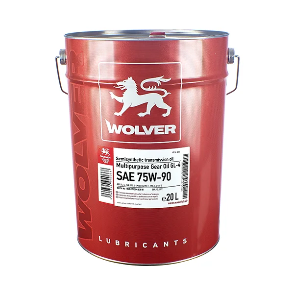 WOLVER MULTIPURPOSE GEAR OIL GL-4 75W90 - Imagen 3